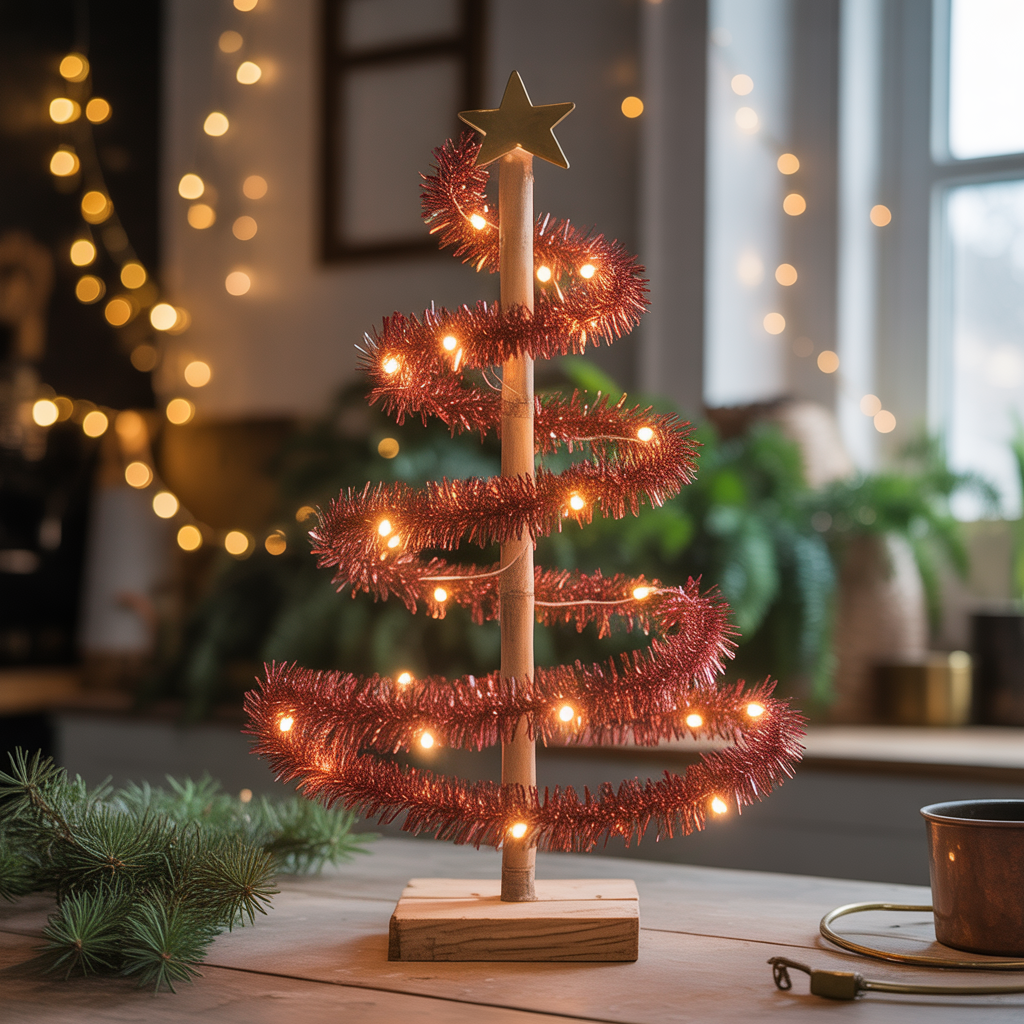 ideas for tinsel christmas tree