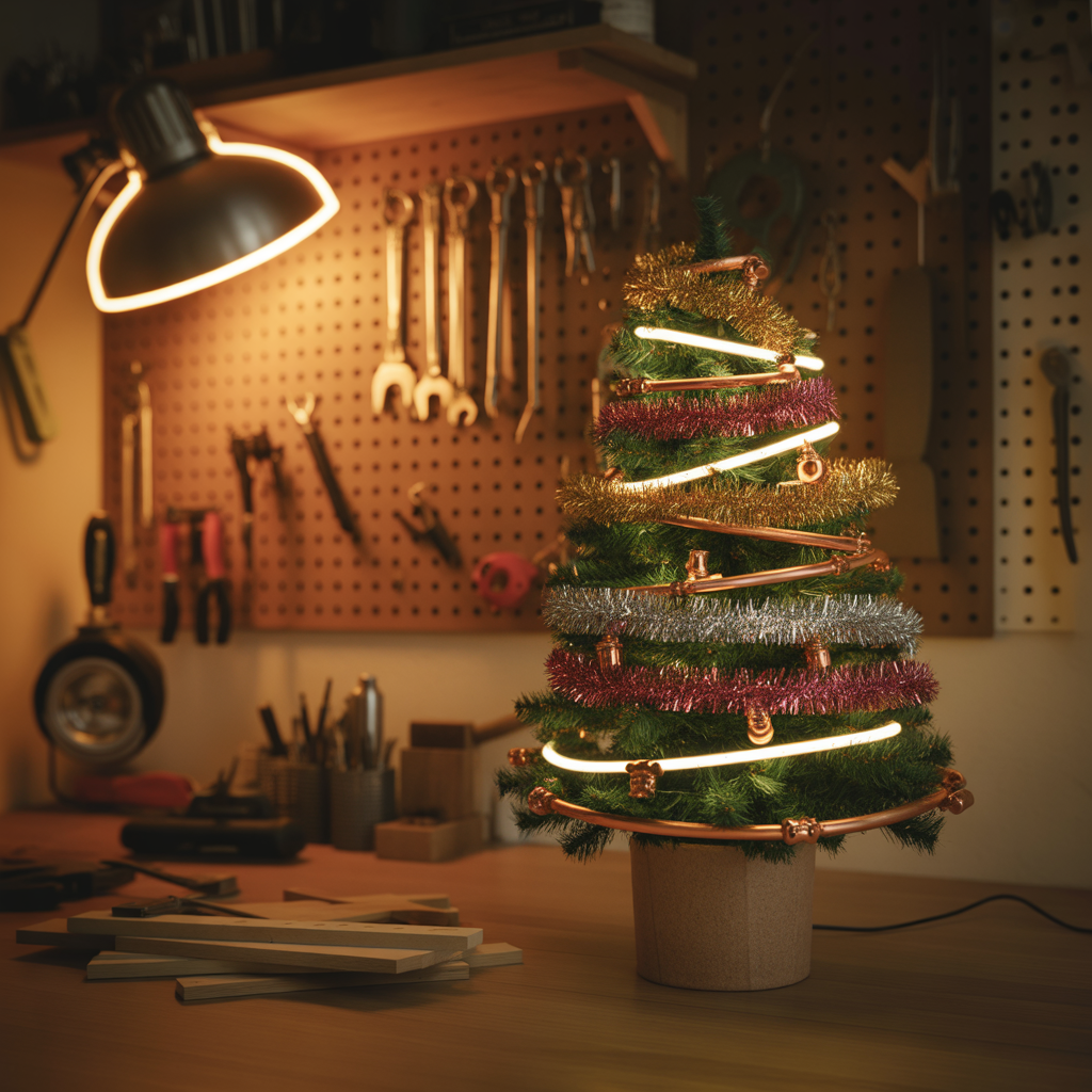 ideas for tinsel christmas tree