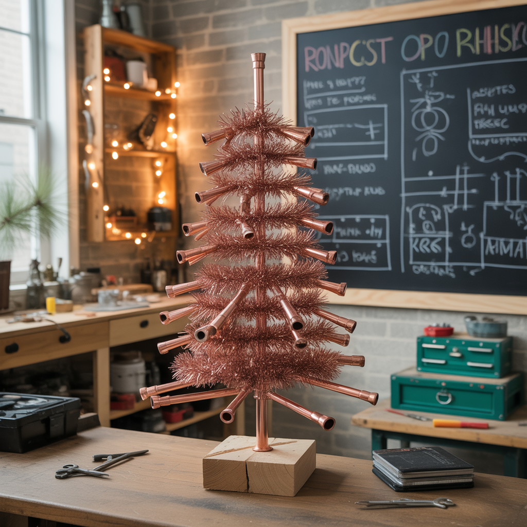 ideas for tinsel christmas tree