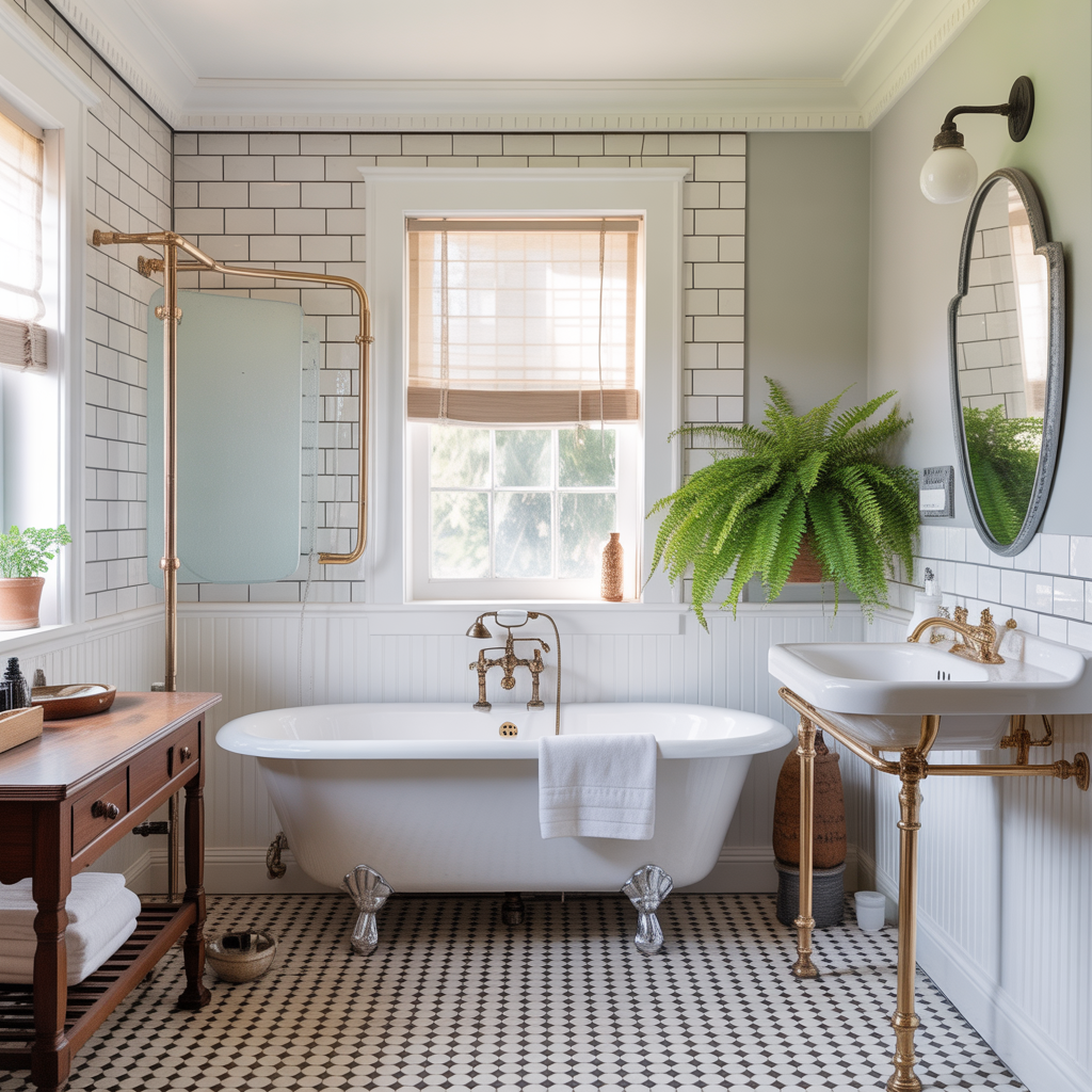 ideas for traditional white bathrooms