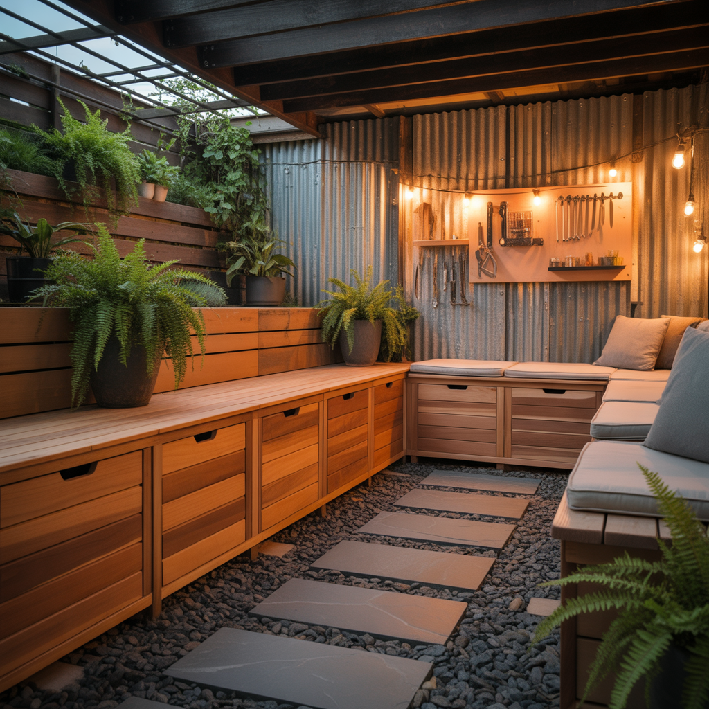 ideas for under deck