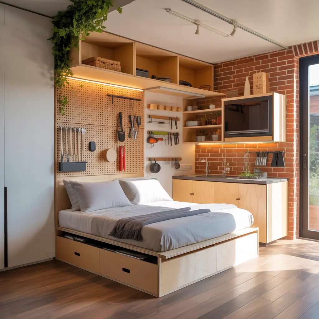 ideas for very small studio apartment