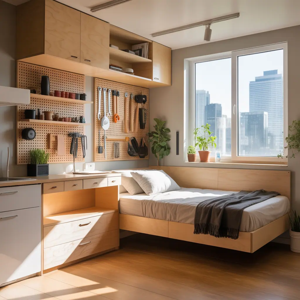 ideas for very small studio apartment