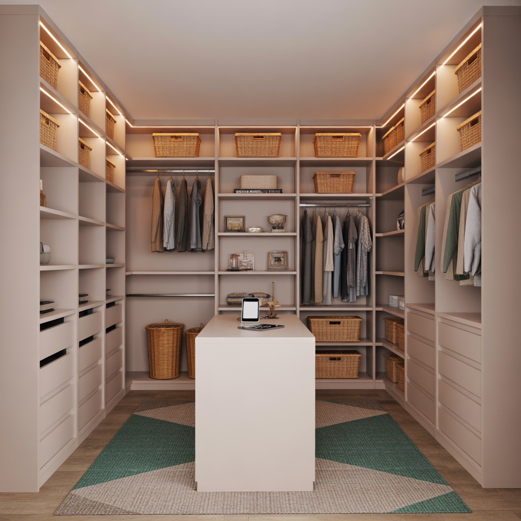 ideas for walk in closet