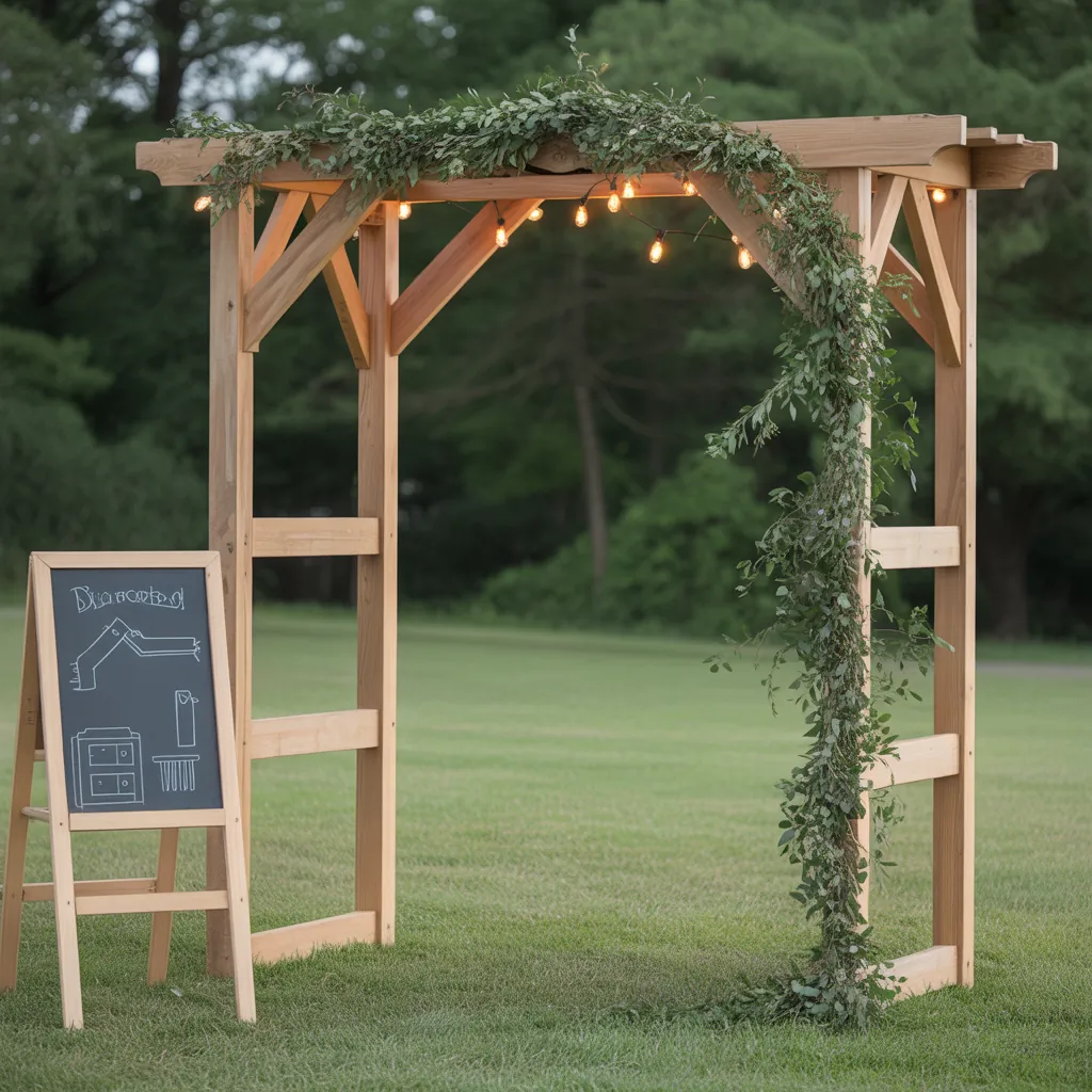 ideas for wedding arch
