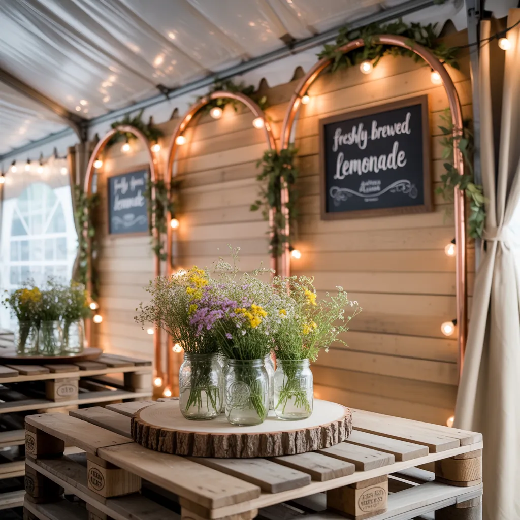 ideas for wedding tent decoration