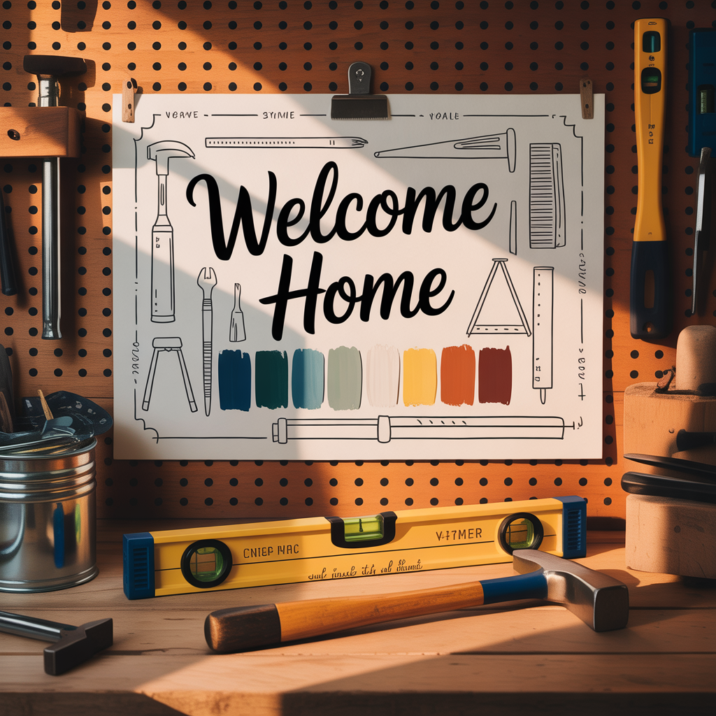 ideas for welcome home poster