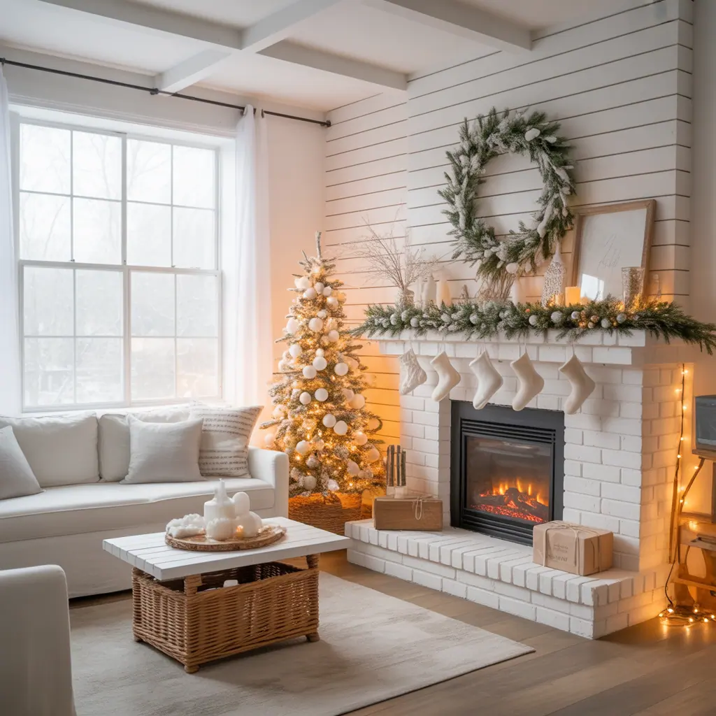 ideas for white christmas decorations
