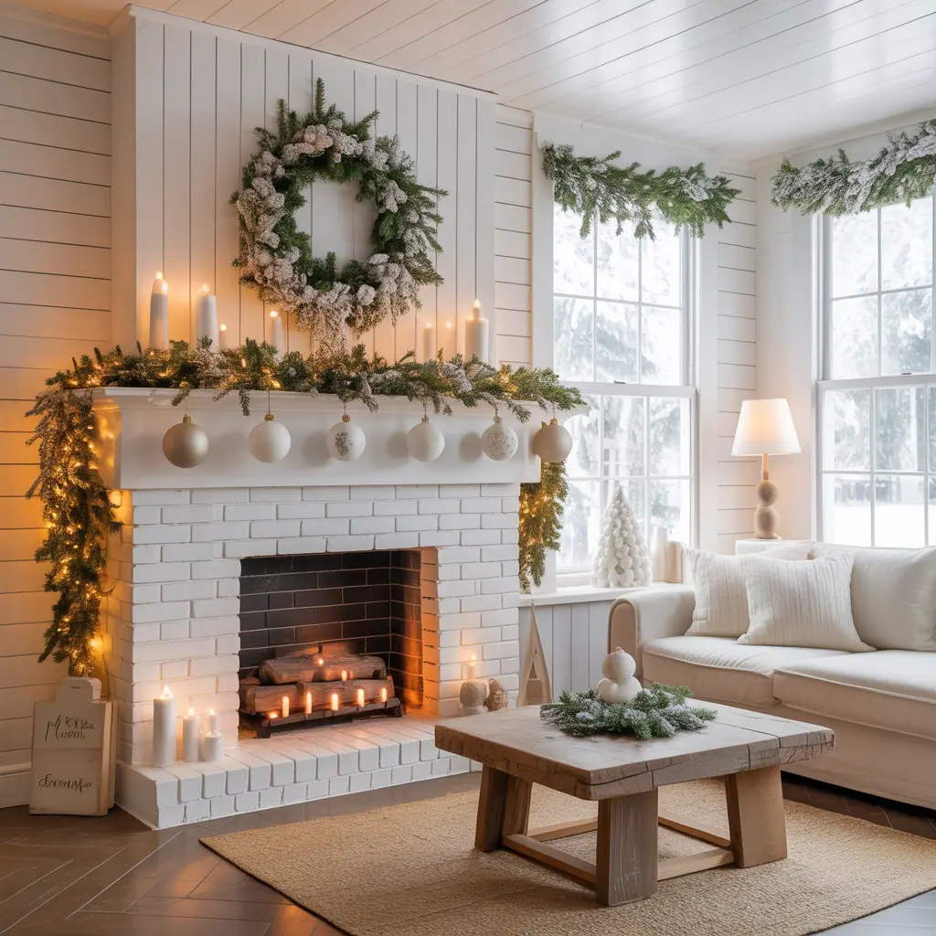 ideas for white christmas decorations