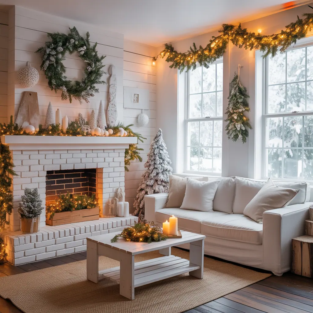 ideas for white christmas decorations