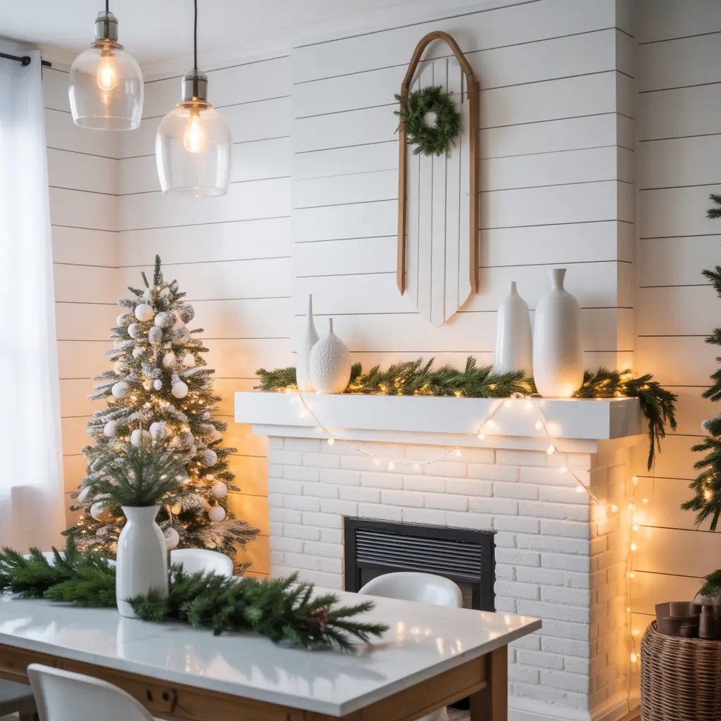 ideas for white christmas decorations