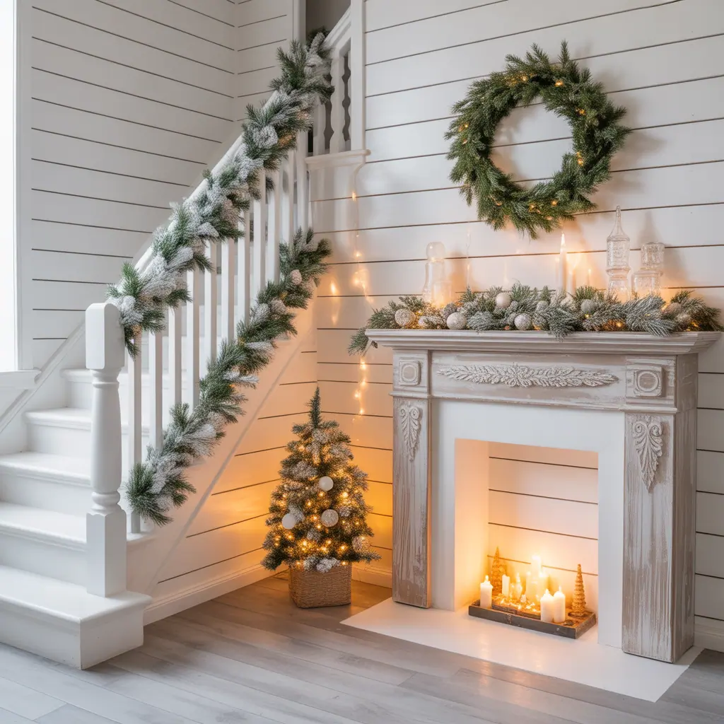 ideas for white christmas decorations