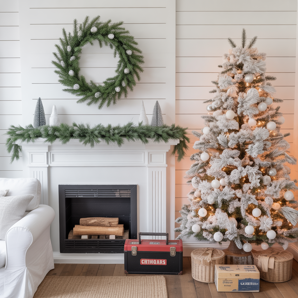 ideas for white christmas decorations