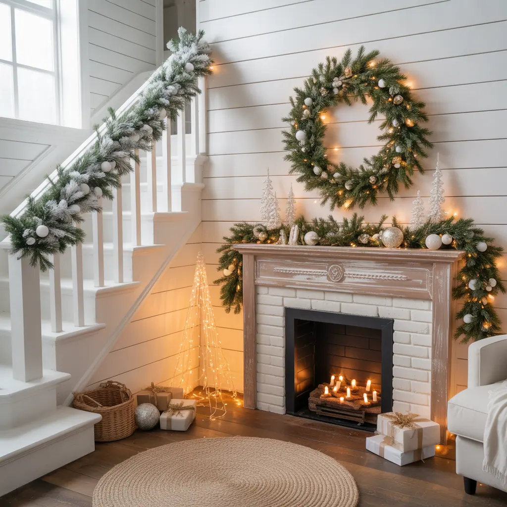 ideas for white christmas decorations