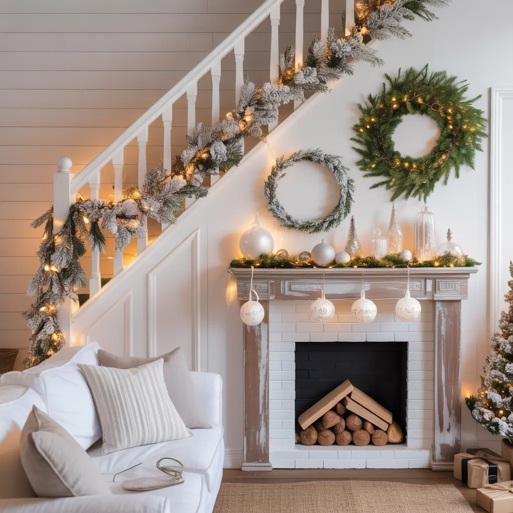 ideas for white christmas decorations