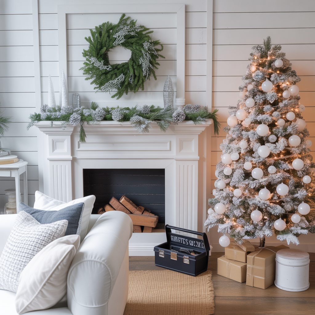 ideas for white christmas decorations