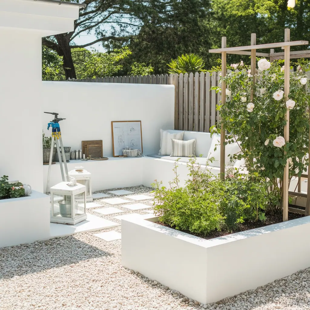 ideas for white garden