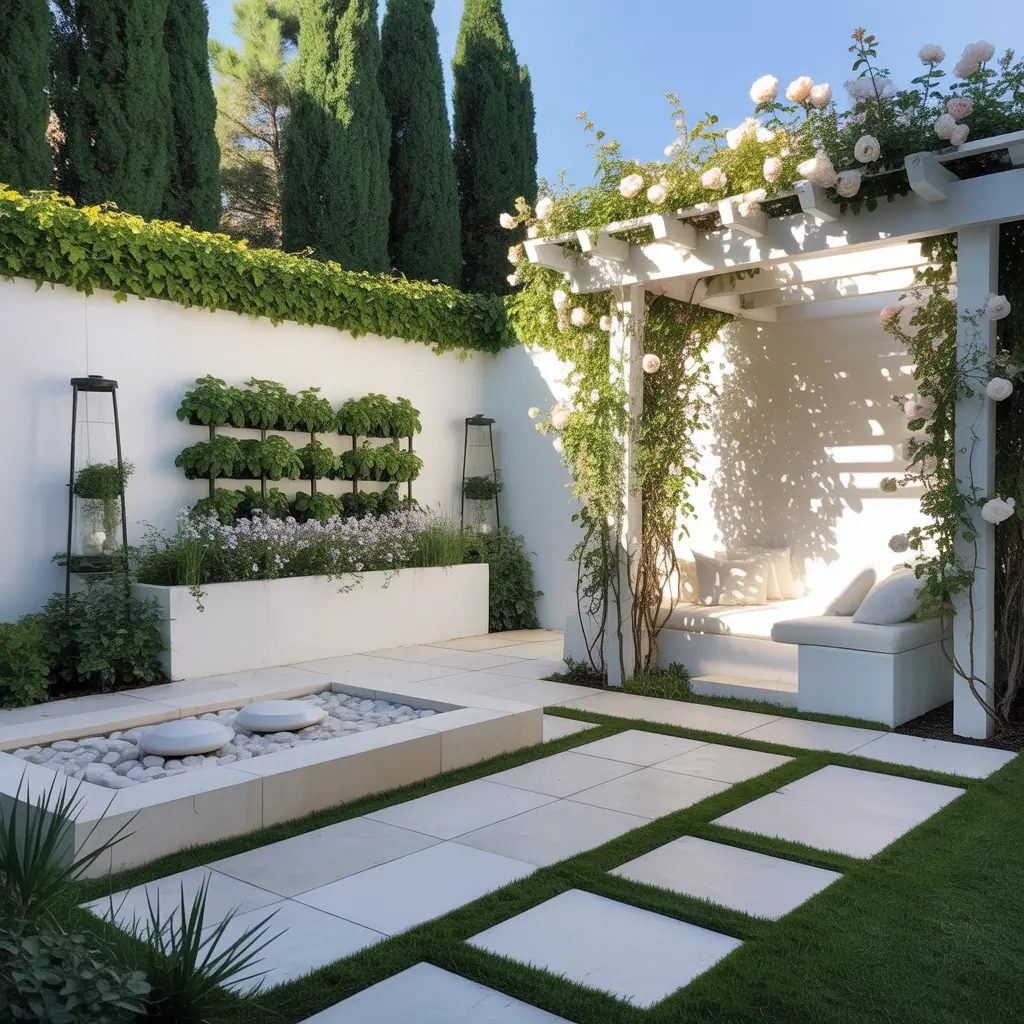 ideas for white garden