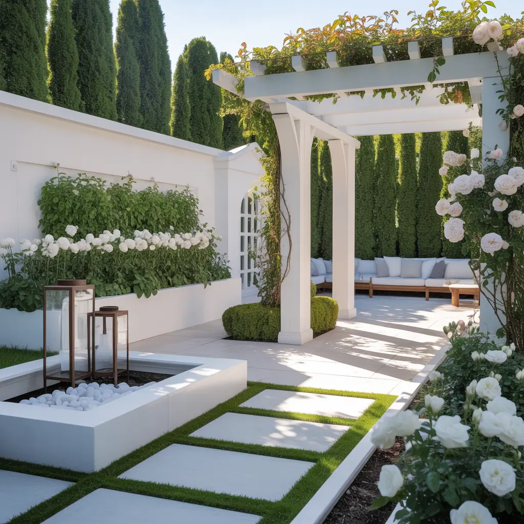 ideas for white garden