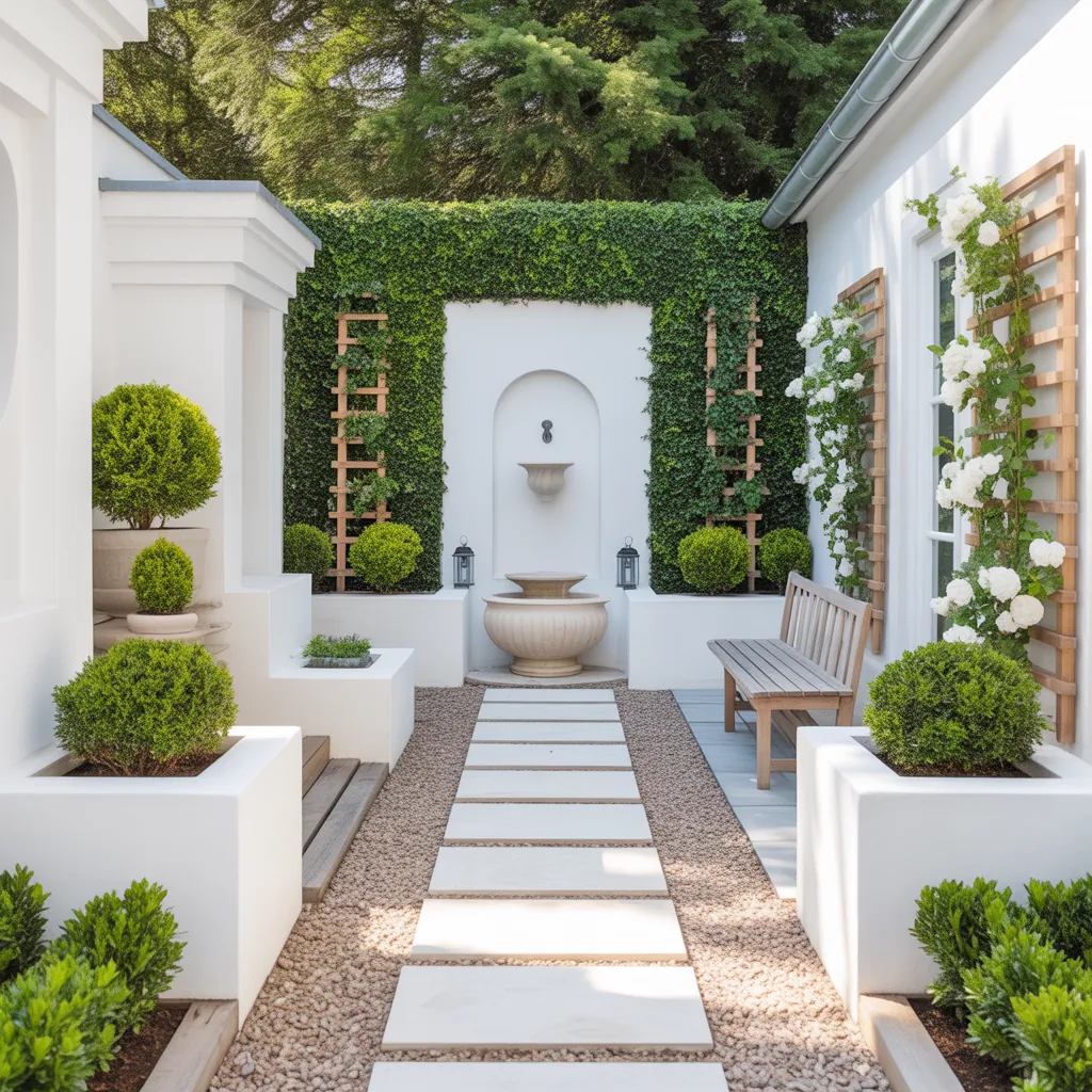 ideas for white garden