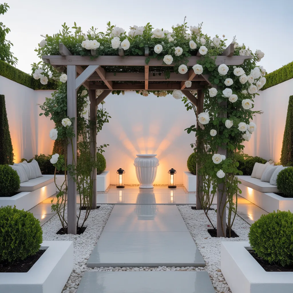 ideas for white garden