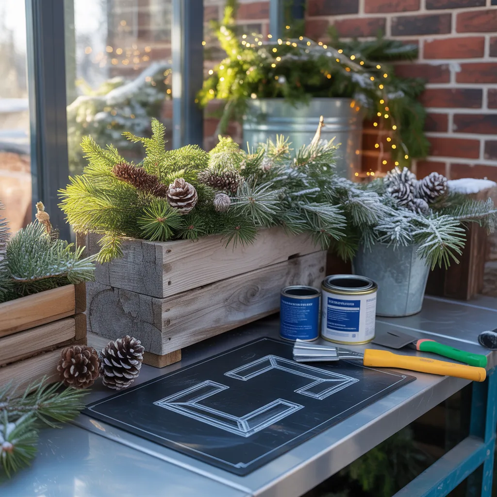 ideas for winter planter