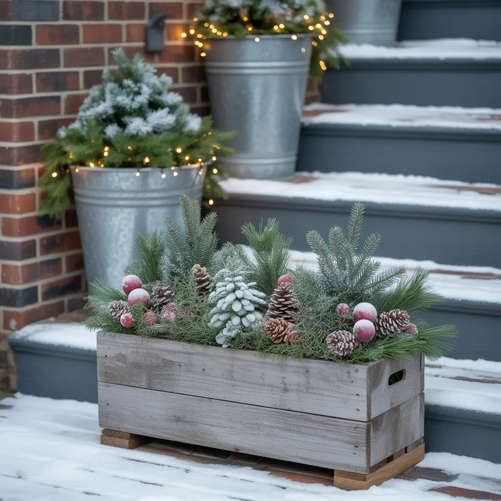 ideas for winter planter