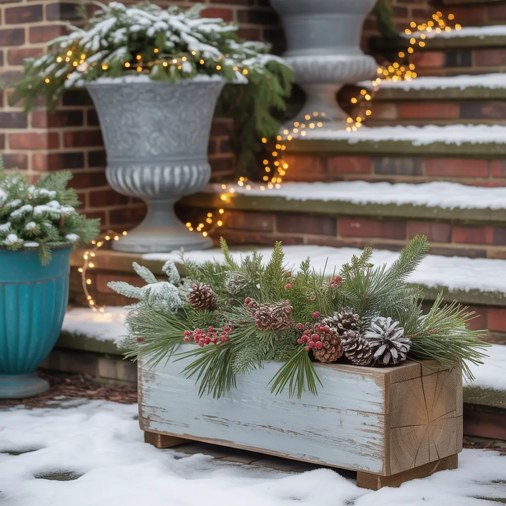 ideas for winter planter