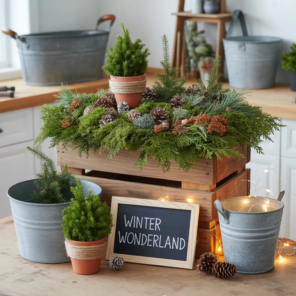 ideas for winter planter