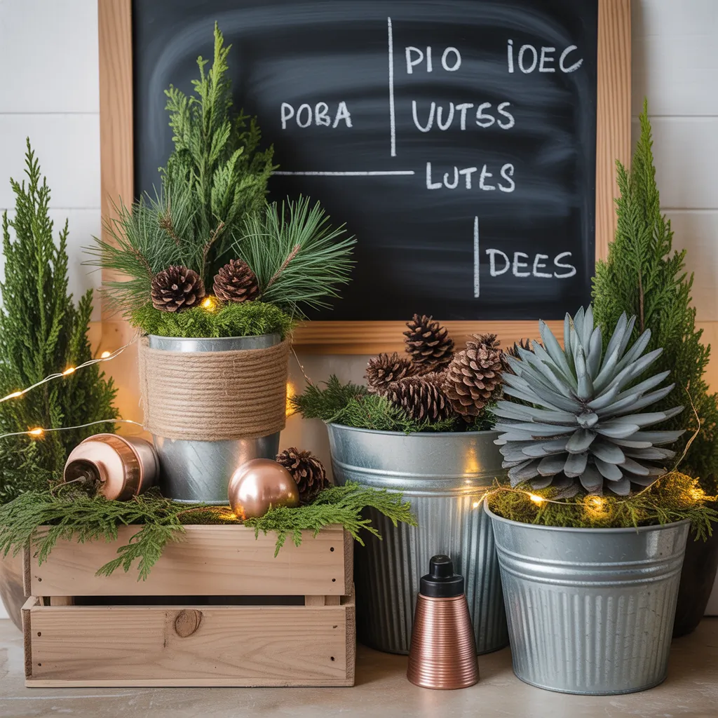 ideas for winter planter