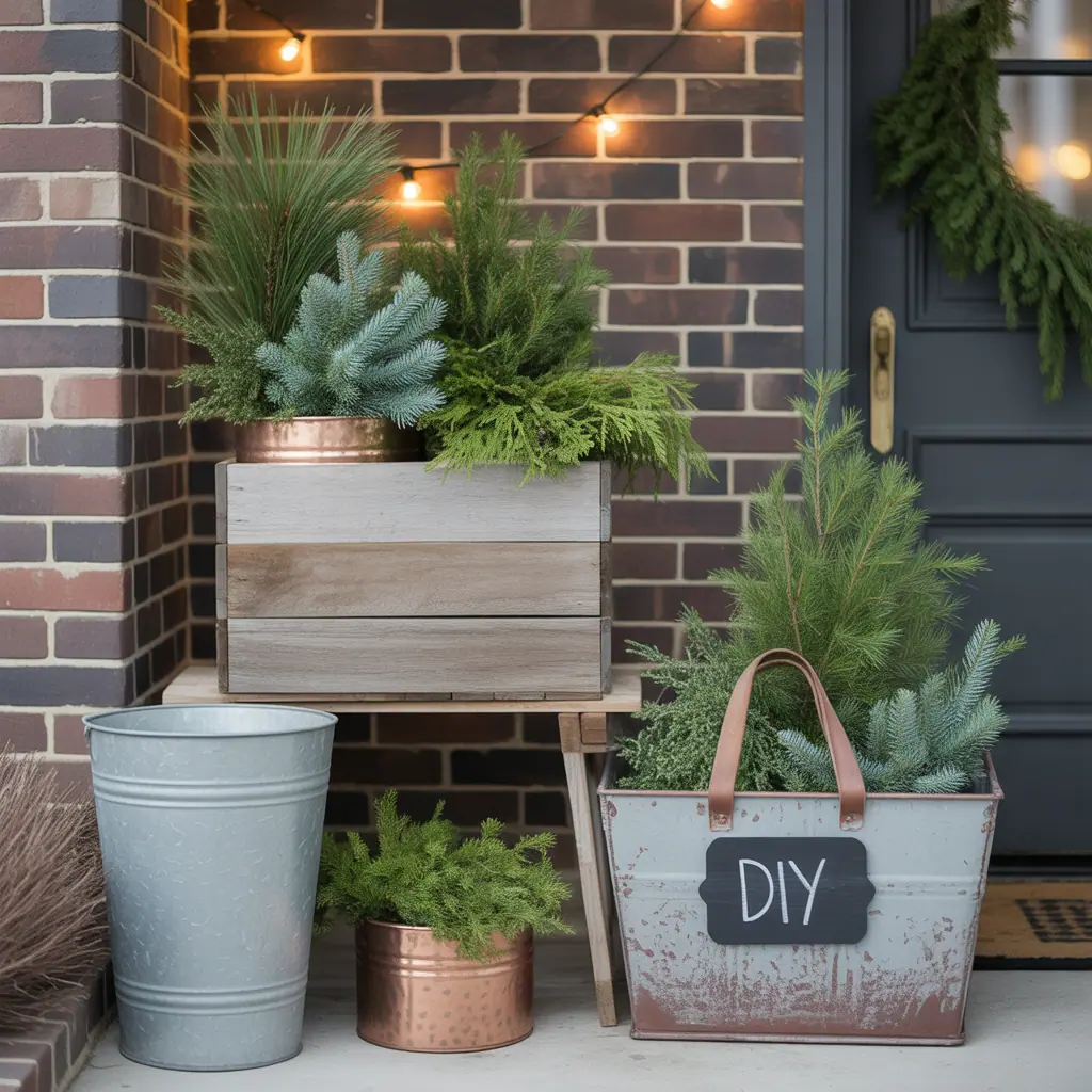ideas for winter planter
