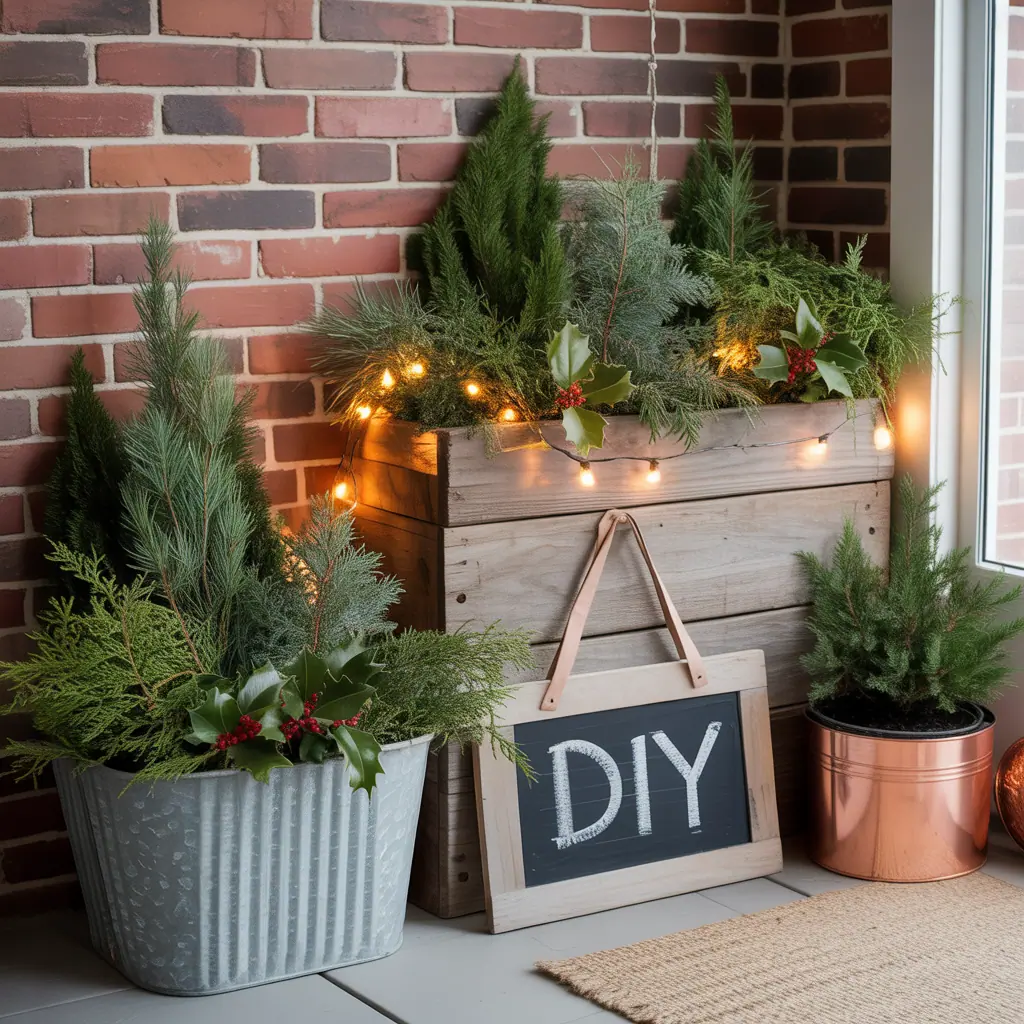 ideas for winter planter