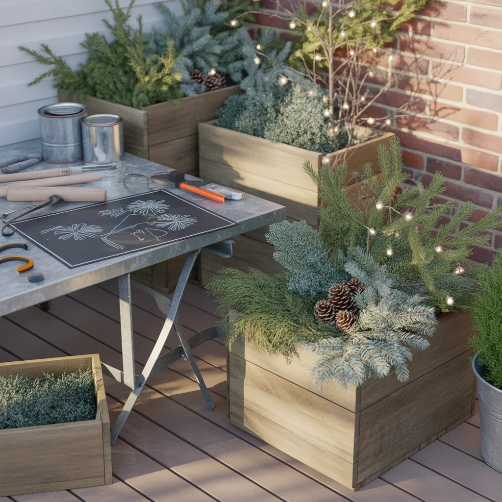 ideas for winter planter