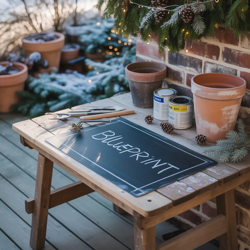 ideas for winter planter