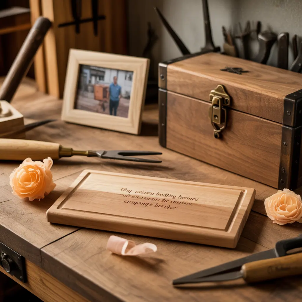 ideas for wooden wedding gifts