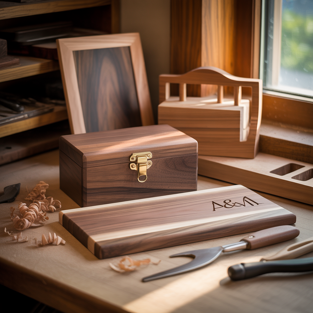ideas for wooden wedding gifts