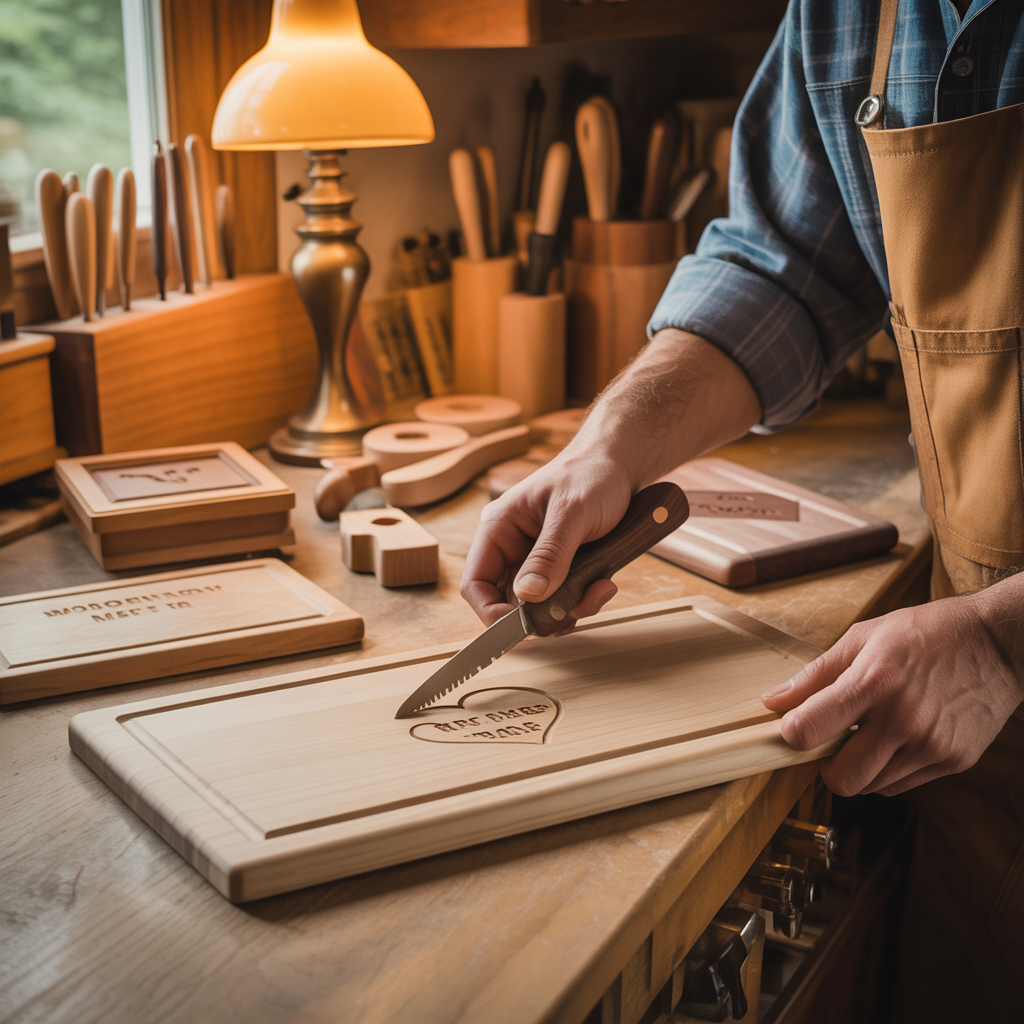 ideas for wooden wedding gifts