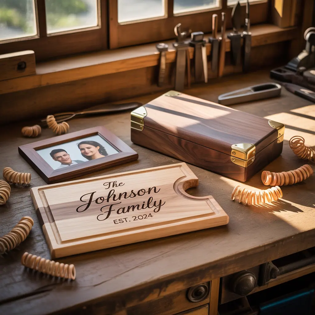 ideas for wooden wedding gifts