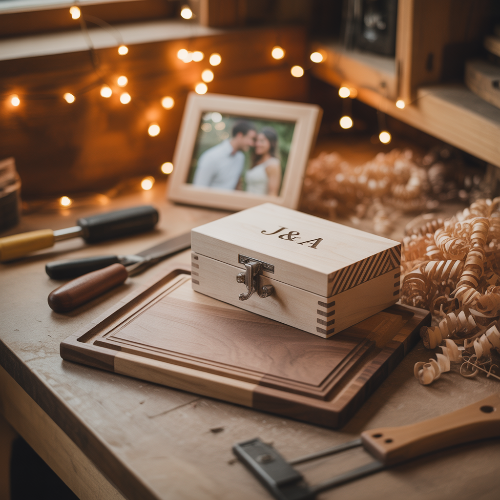 ideas for wooden wedding gifts