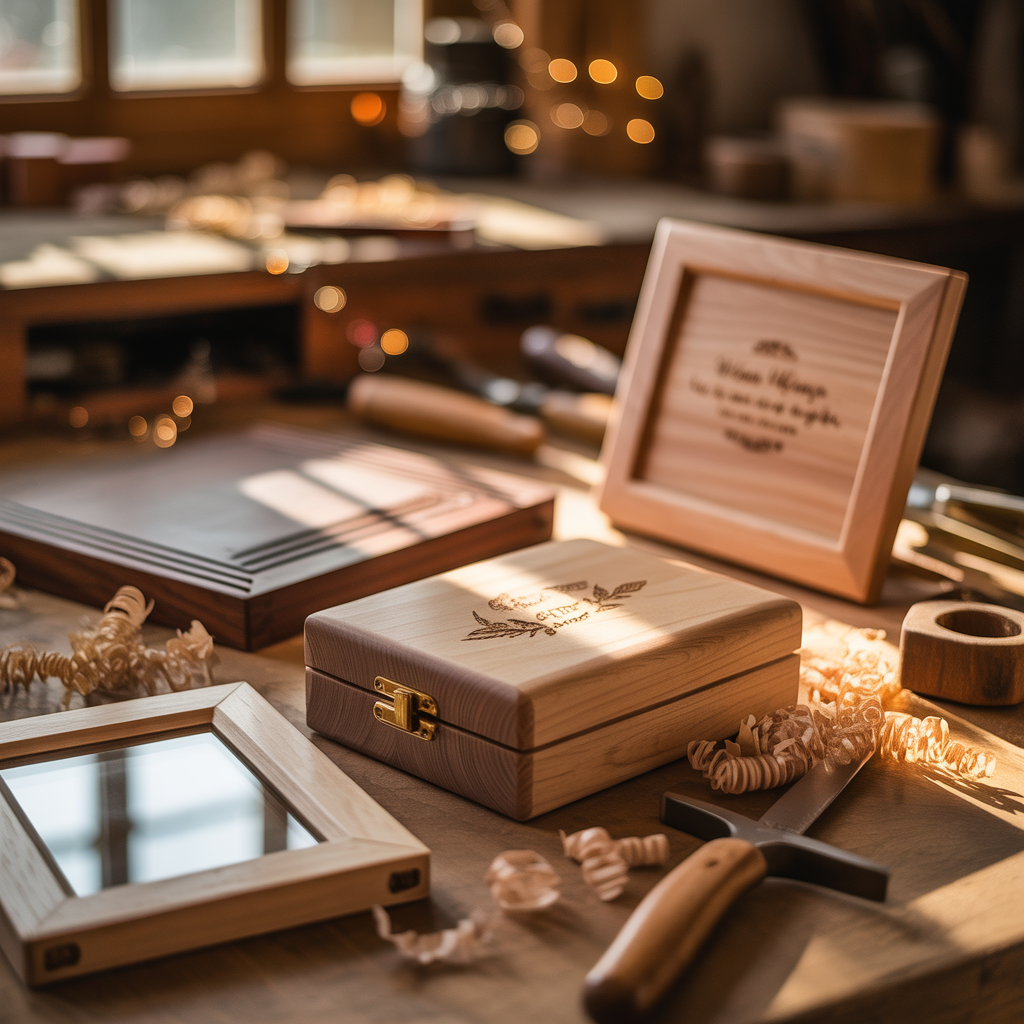 ideas for wooden wedding gifts