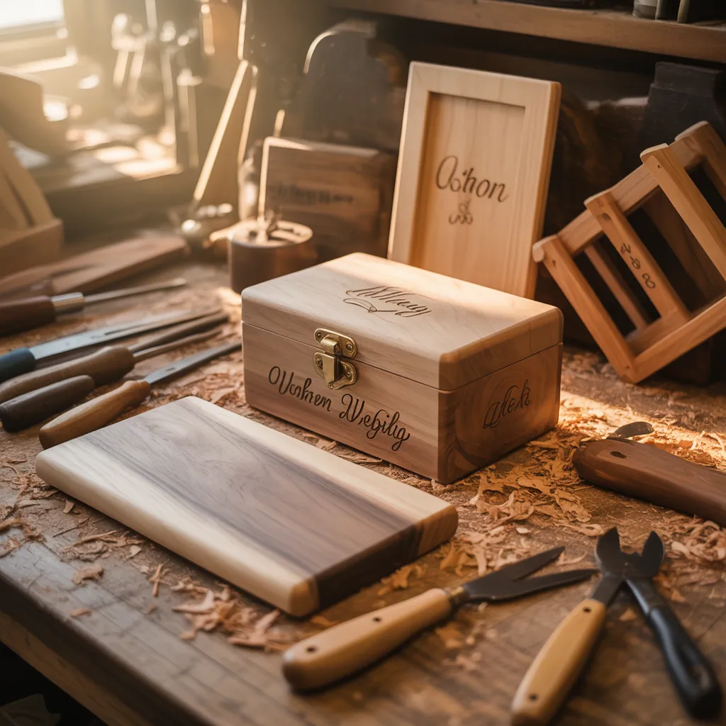 ideas for wooden wedding gifts