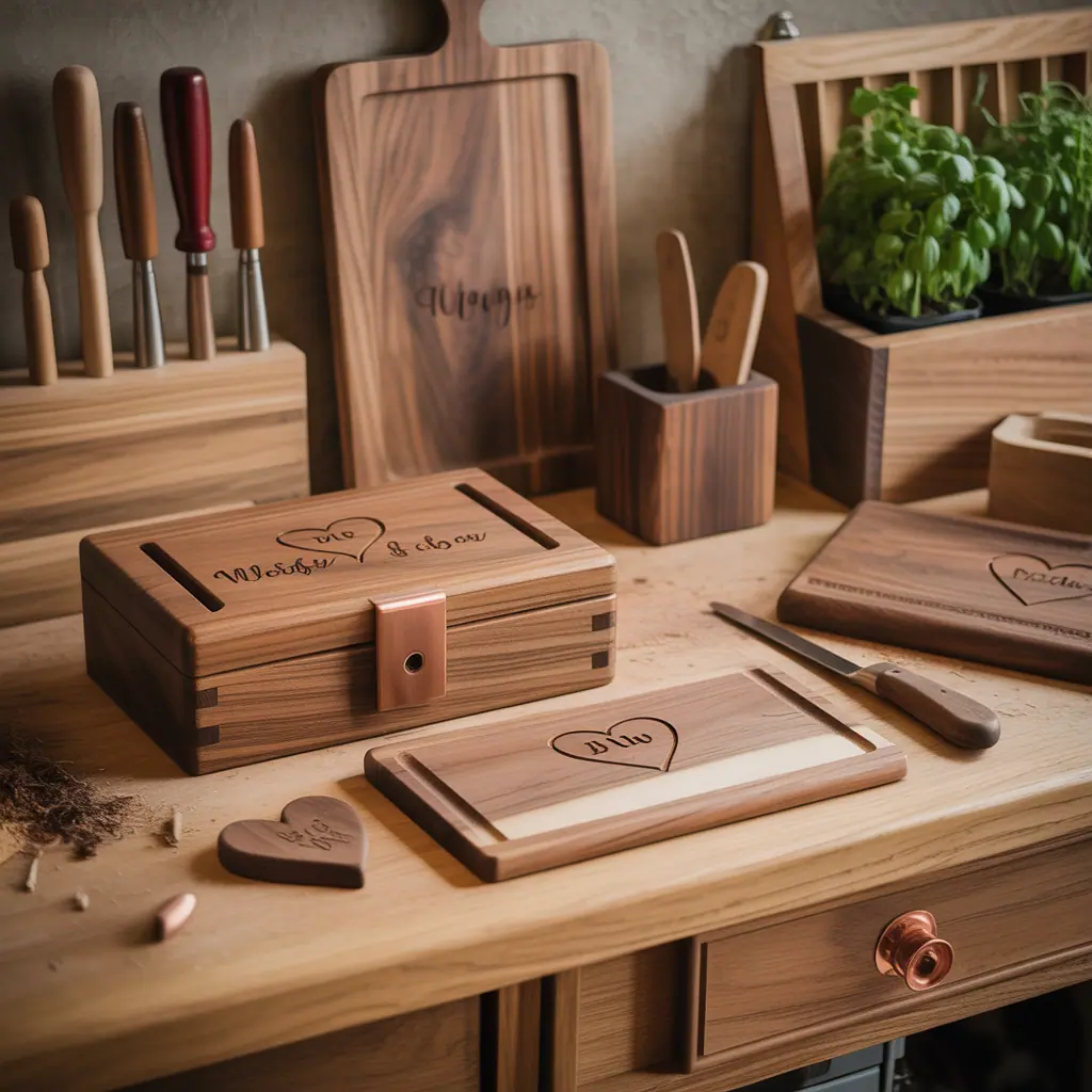 ideas for wooden wedding gifts