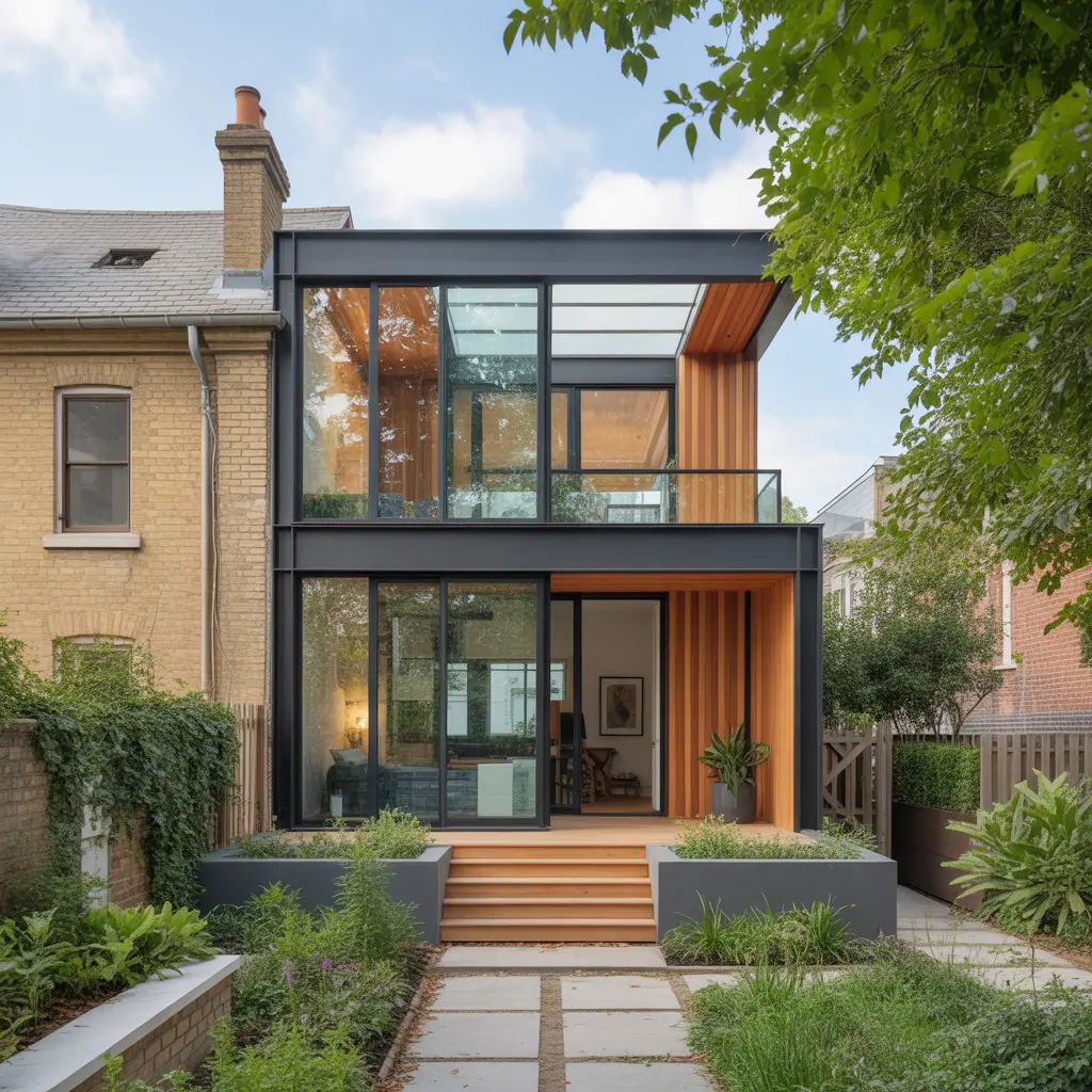 ideas front house addition