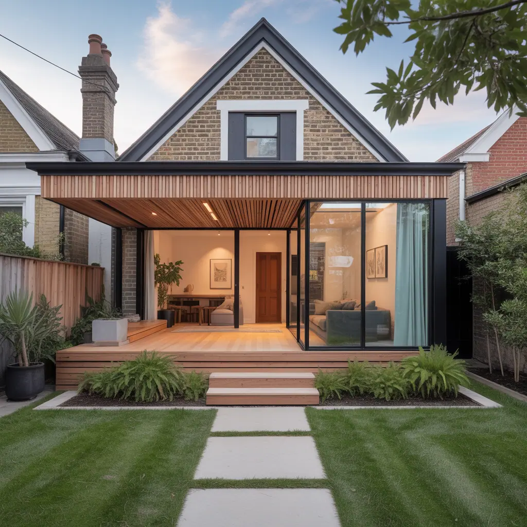 ideas front house addition