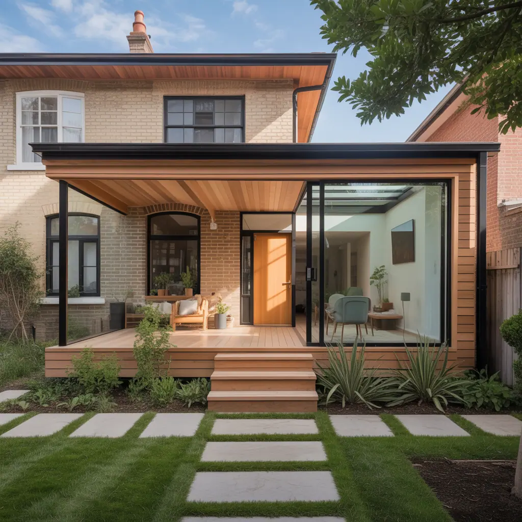 ideas front house addition