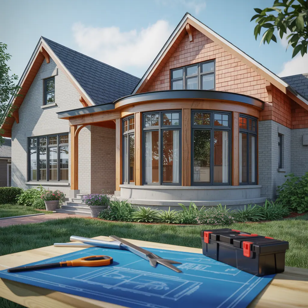 ideas front house addition