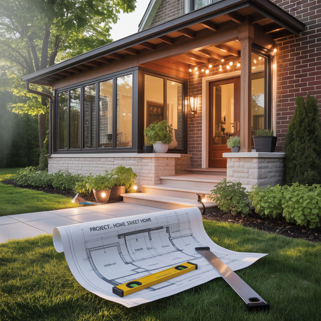 ideas front house addition