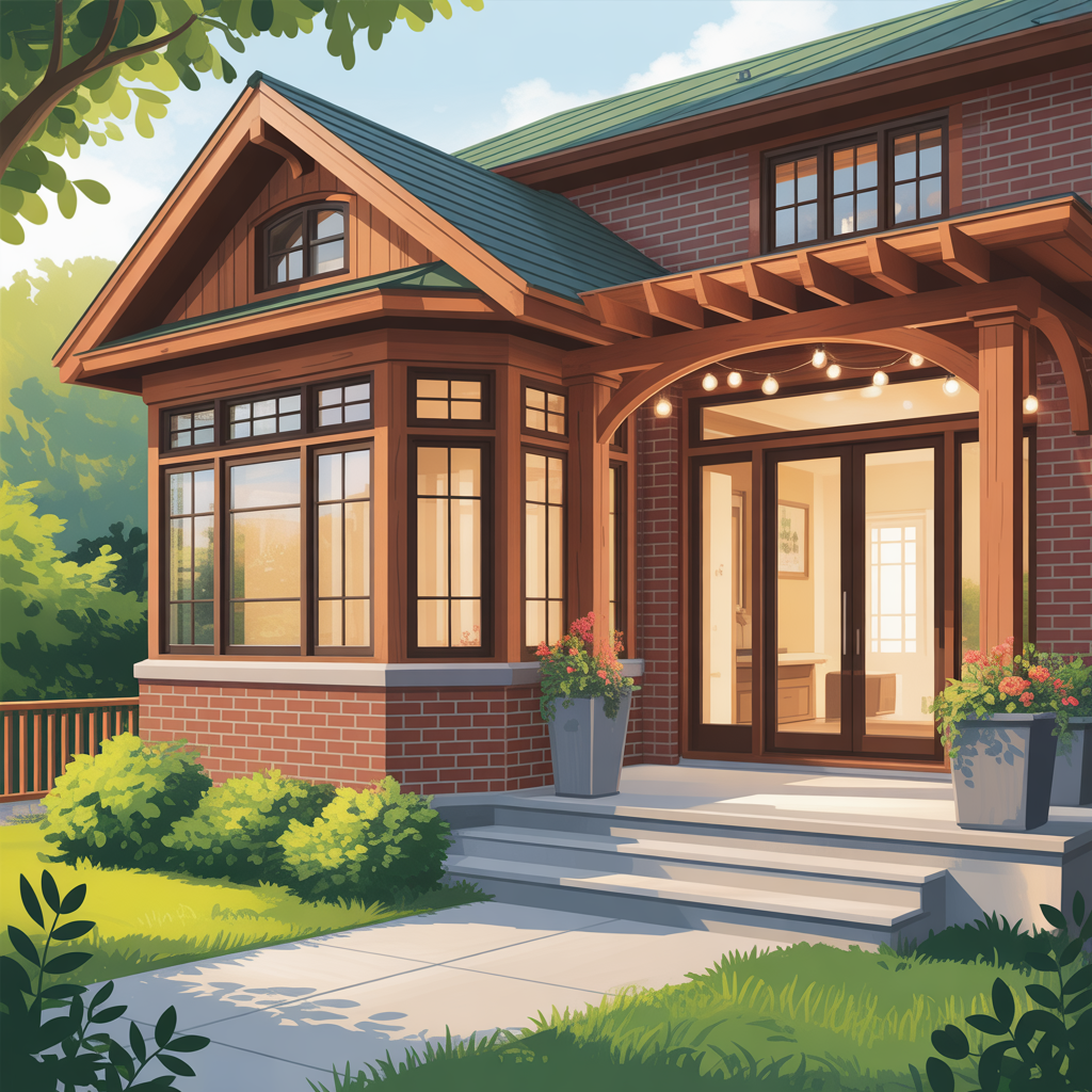 ideas front house addition