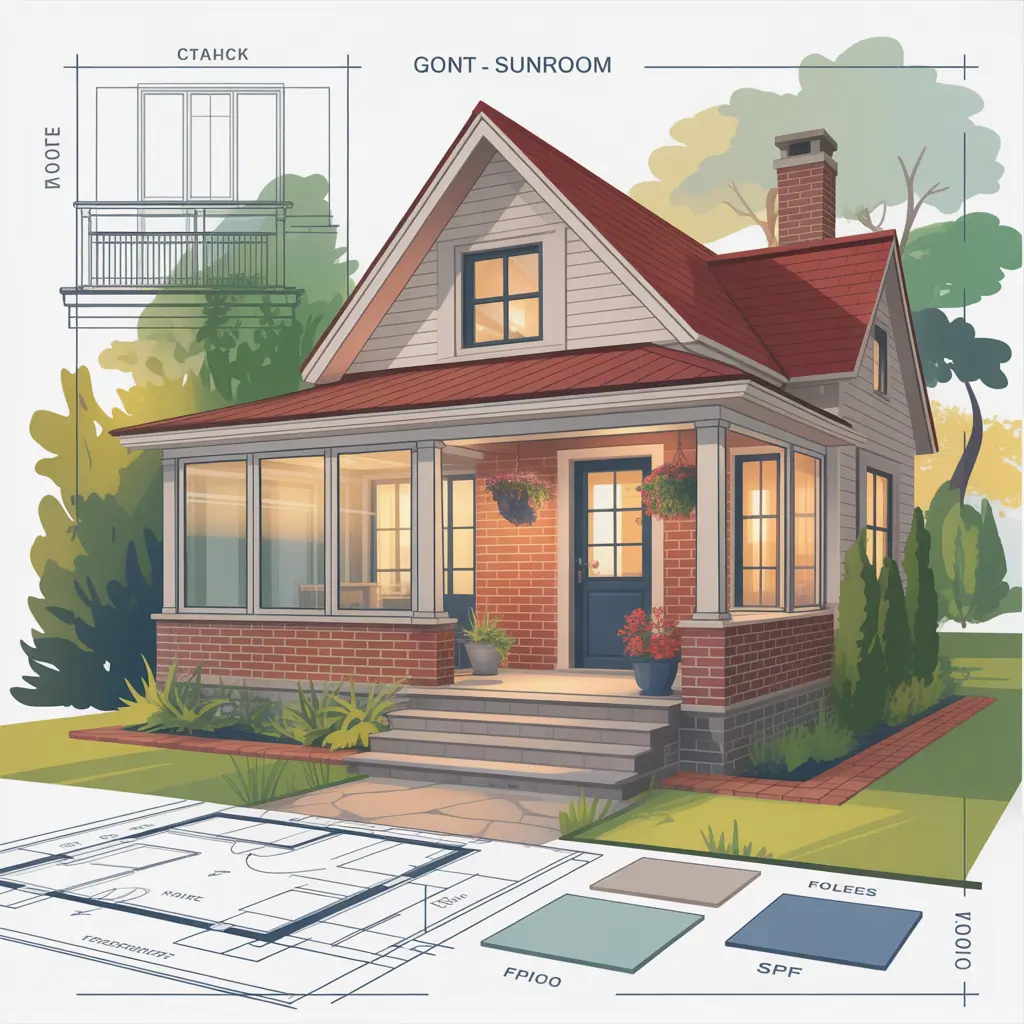 ideas front house addition