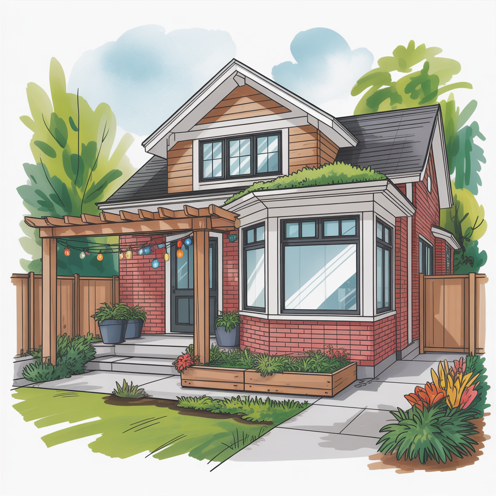 ideas front house addition
